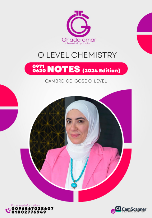 O-Level Chemistry Notes 2024 Edition cover
